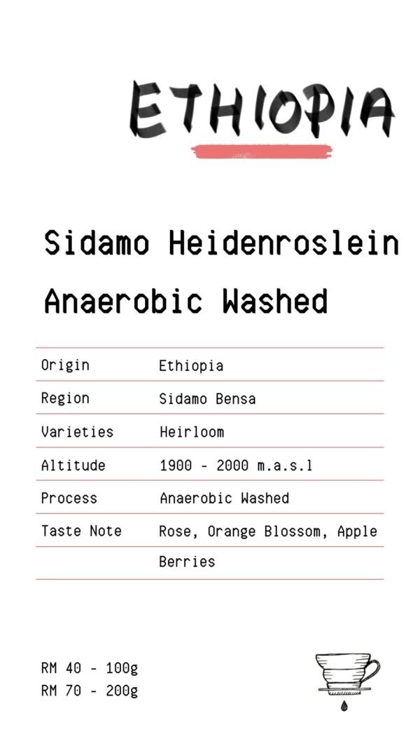 Ethiopia - Sidamo Heidenroslein Anaerobic Washed